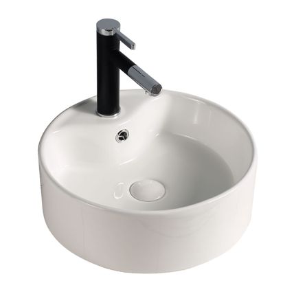 Lavamanos Mod Redondo Laure Blanco Stone Lavamanos Mod Redondo Laure Blanco Stone