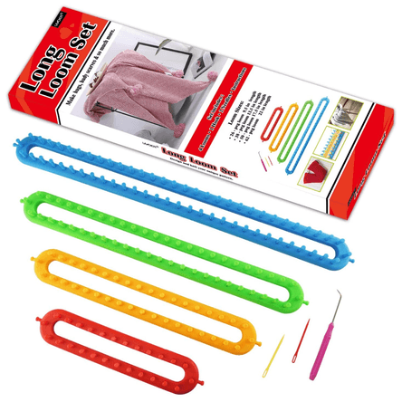 Juego de Telar Rectangular para Tejer Telares para Bufanda Suéter Chalina Herramienta para Tejer Juego de Telar Rectangular para Tejer Telares para Bufanda Suéter Chalina Herramienta para Tejer