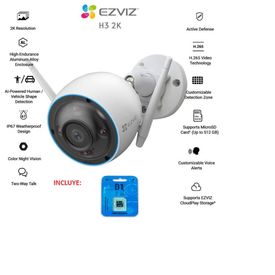 Camara de Seguridad WiFi Interior Ezviz C6N 2MP Vista 360° Lente 4MM -  Promart