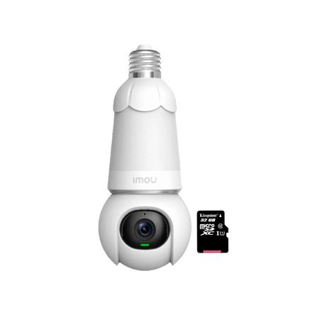 Cámara Inalámbrica Foco Bulb Cam 5Mp 360 Noche Color Sd 32gb Imou