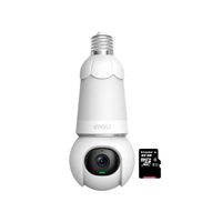 Cámara Inalámbrica Foco BULB CAM 5MP Imou Giro 360 Noche Color + SD 64GB