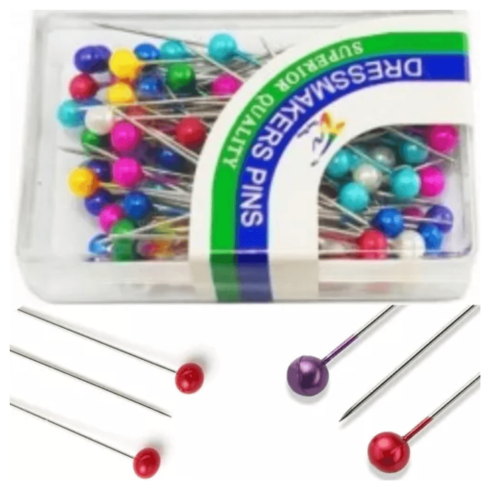 Alfiler Inoxidable para Costura Alfileres con Cabeza de Colores por 200 Unidades Alfiler Inoxidable para Costura Alfileres con Cabeza de Colores por 200 Unidades
