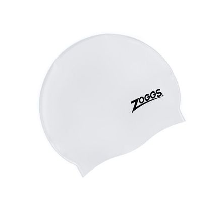 Gorra de Silicona de Natación Zoggs Silicone Cap Blanco