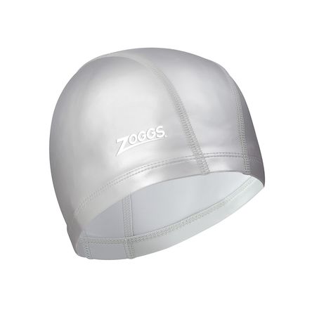 Gorra de Nailon de Natación Zoggs Nylon-Spandex Pu Coated Cap Plata