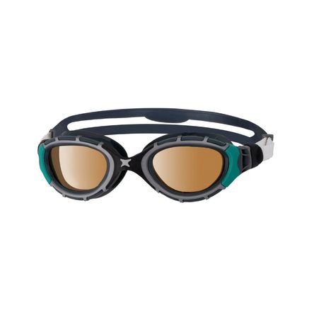 Lente de Natación Zoggs Predator Flex Polarizado Ultra Negro/Verde