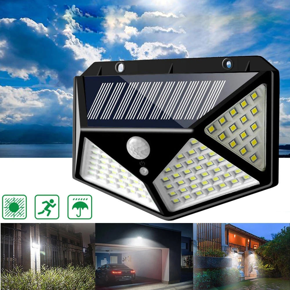 Reflector Solar LEDS Lampara de Pared Recargable Exteriores Reflector Solar LEDS Lampara de Pared Recargable Exteriores