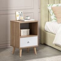 Velador Vintage Arthur  1 cajón R&R MUEBLES