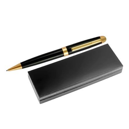 Set Carl Black Boligrafo Lapicero de Madera y Caja Set Carl Black Boligrafo Lapicero de Madera y Caja