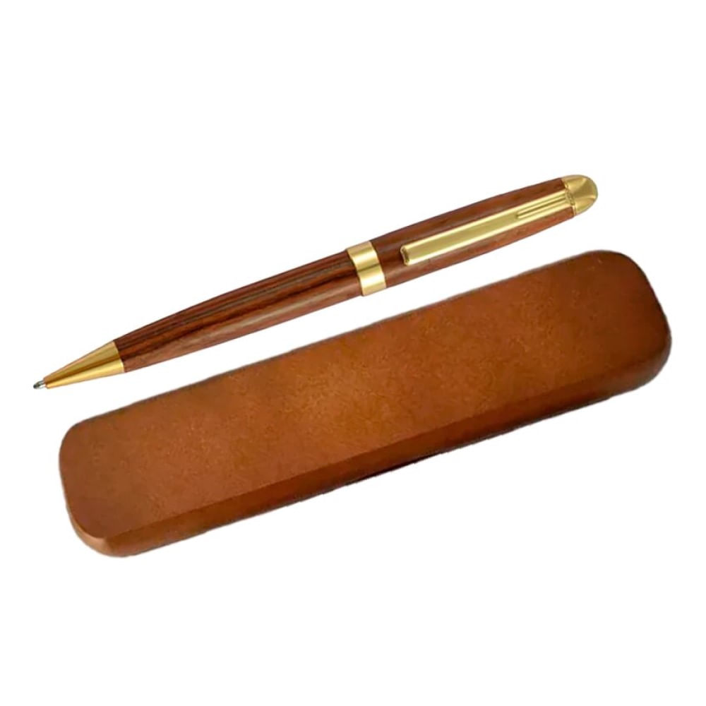 Set Carl Brown Boligrafo Lapicero de Madera y Caja Set Carl Brown Boligrafo Lapicero de Madera y Caja
