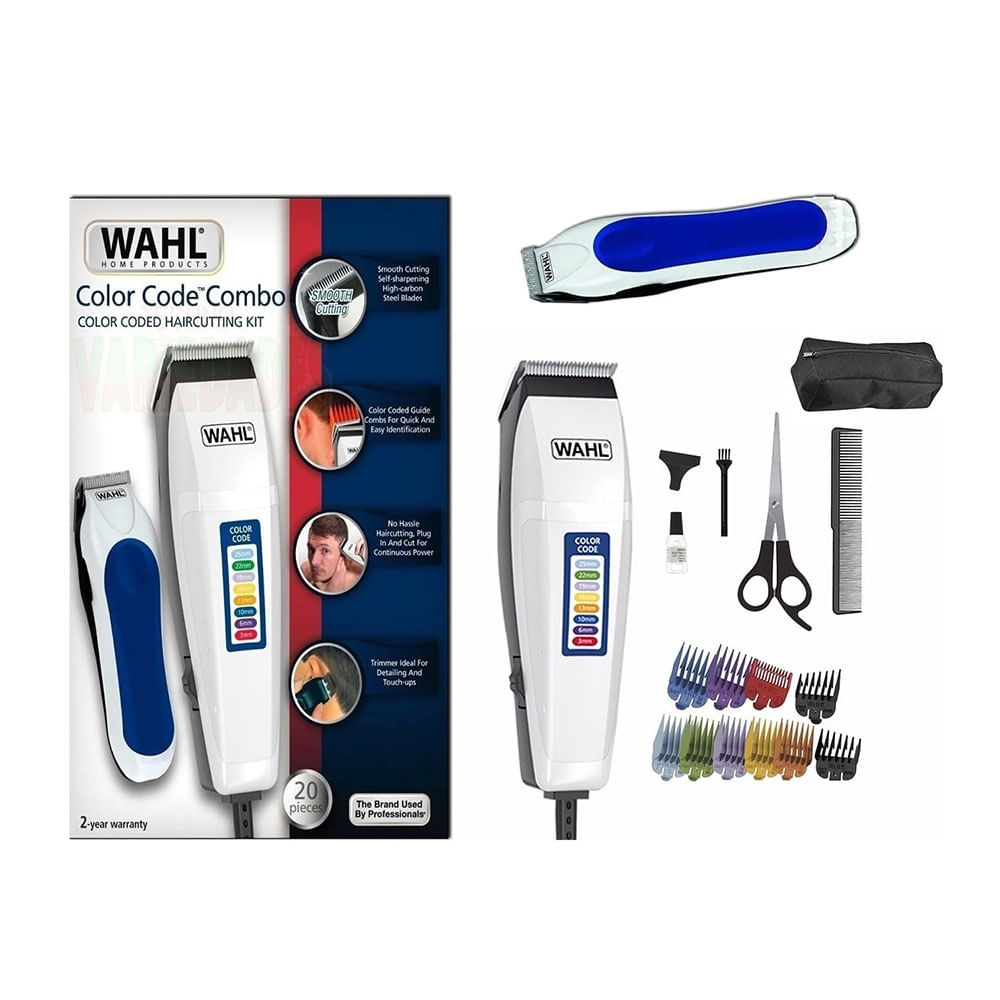 Cortador de Cabello Wahl Color Code 20 Pzs Blanco - Promart