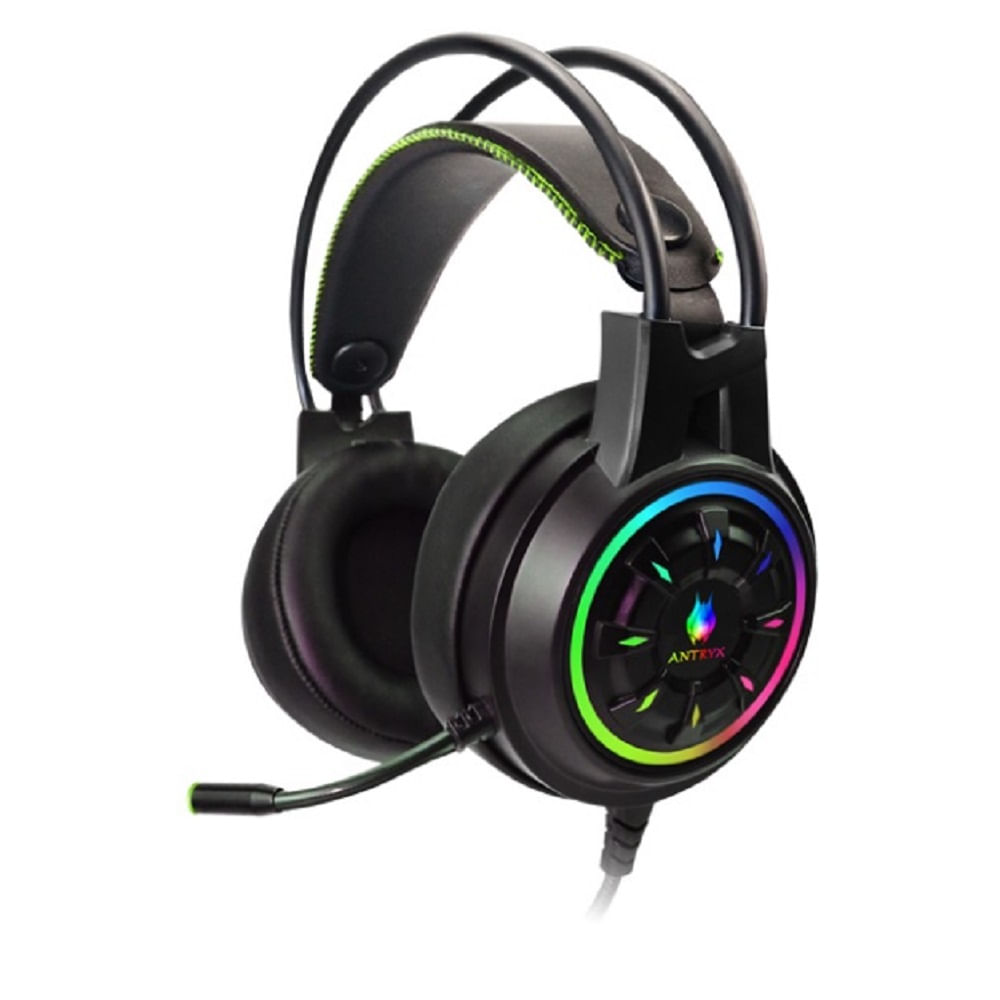 Auriculares Audífono Gamers Led GH-520 Antryx 3.5 mm LED USB Auriculares Audífono Gamers Led GH-520 Antryx 3.5 mm LED USB