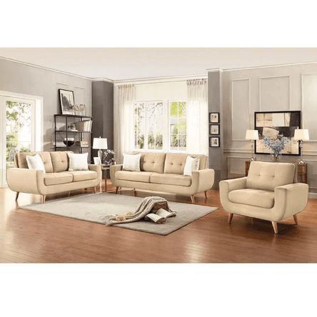 Juego de Sala 3 2 1 Karime Alto Hogar Beige Juego de Sala 3 2 1 Karime Alto Hogar Beige