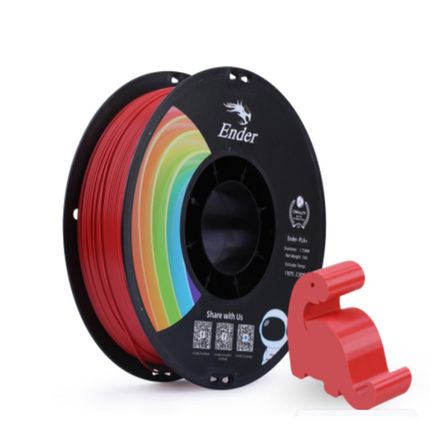 Filamento 3D Ender-PLA+ 1.75mm 1Kg Creality Rojo