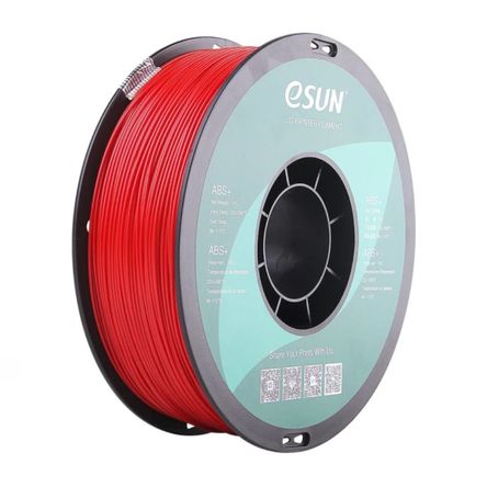 Filamento 3D ABS+ 1KG 1.75mm Esun Rojo Bombero