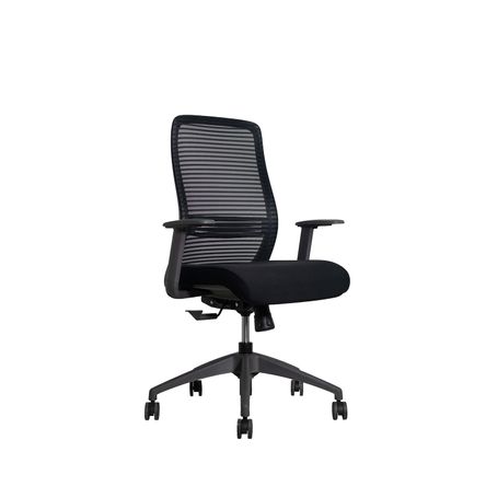Silla de Oficina Nihm Nihmo 3 New Operativa Negro y Gris