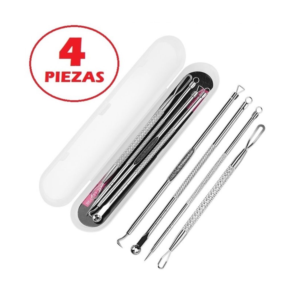Kit Extraxtor de espinillas 4 piezas Genérico Kit extractor Kit Extraxtor de espinillas 4 piezas Genérico Kit extractor