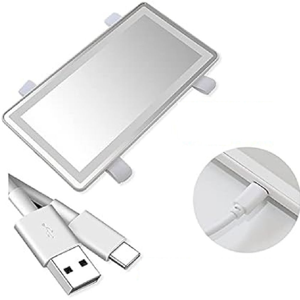 Espejo con Luz Led para Visera de Auto Espejo con Luz Led para Visera de Auto