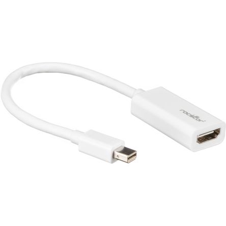 Cable Adaptador Rocstor Hdmi Hembra a Mini Displayport Macho Blanco 8