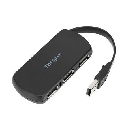 Hub USB Targus 4 Puertos USB-A 2.0 Black