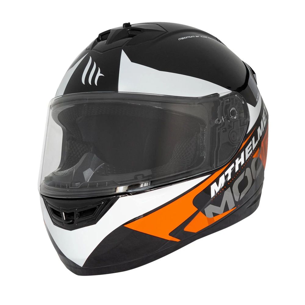 Casco Mt Helmets Alamo Evo Moon Naranja Brill Xl Promart