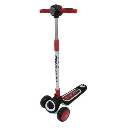 Scooter Lexus Oxie Pro con bluetooth y mochila rojo blanco