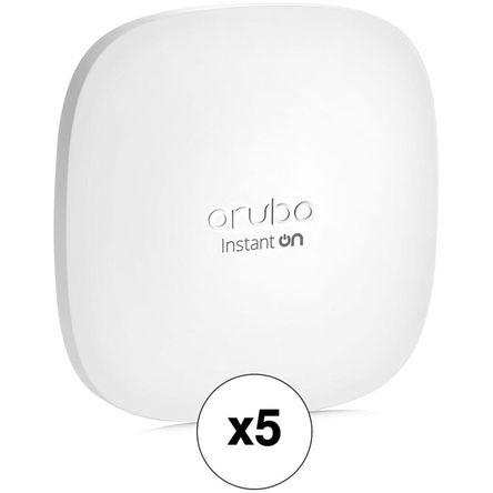 Punto de Acceso de Banda Dual Aruba Instant On Ap22 Paquete de 5 Punto de Acceso de Banda Dual Aruba Instant On Ap22 Paquete de 5