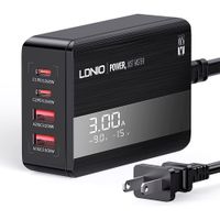 Cargador de Escritorio de 65W Carga Rápida A4808Q  2 USB-C y 2 USB-A