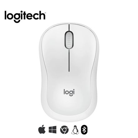 Mouse Logitech M240 Silent Wireless Bt White