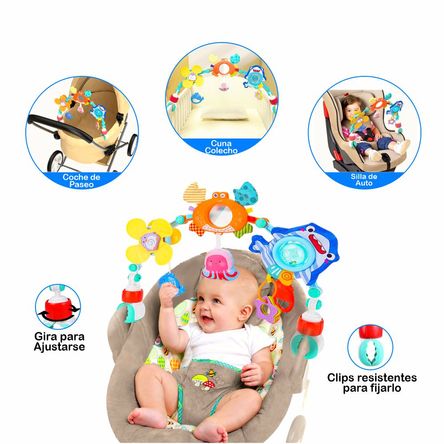 Arco Multifuncional de Juguetes Multisensoriales Cangrejo Arco Multifuncional de Juguetes Multisensoriales Cangrejo