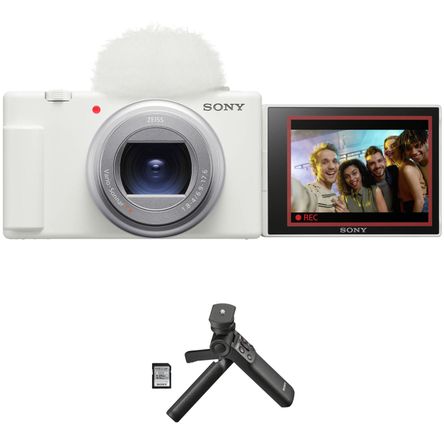 Cámara Digital Sony Zv 1 Ii con Kit de Accesorios para Vloggers Blanco