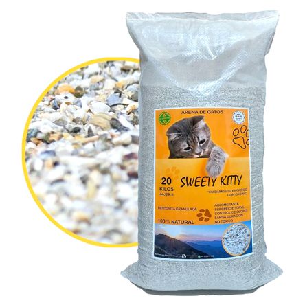 Arena Sanitaria Para Gatos Bolsa X 20kg Granulada Premium Arena Sanitaria Para Gatos Bolsa X 20kg Granulada Premium