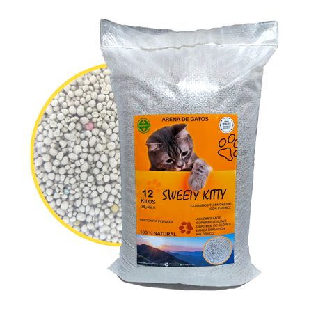 Arena Para Gatos Perlas Bolsa X 12kg - 100% Absorbente