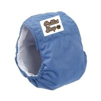 Pañal Reutilizabe para Perro Macho Patitas Shop Color Azul Talla XL