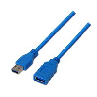 Cable Extensión USB 3.0 Macho a Hembra 5 Metros Azul