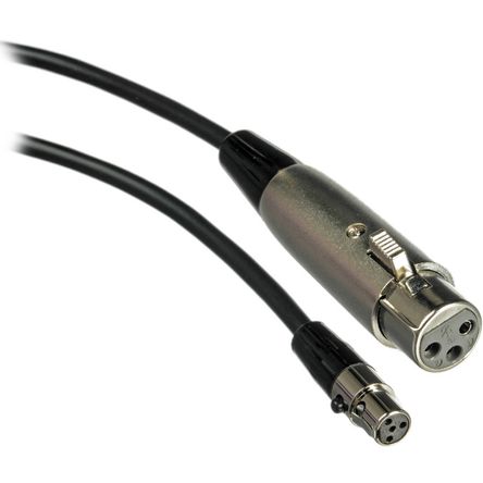 Adaptador de Cable de Micrófono Shure Wa310 Dinámico O con Alimentación de Batería con Conector Xlr
