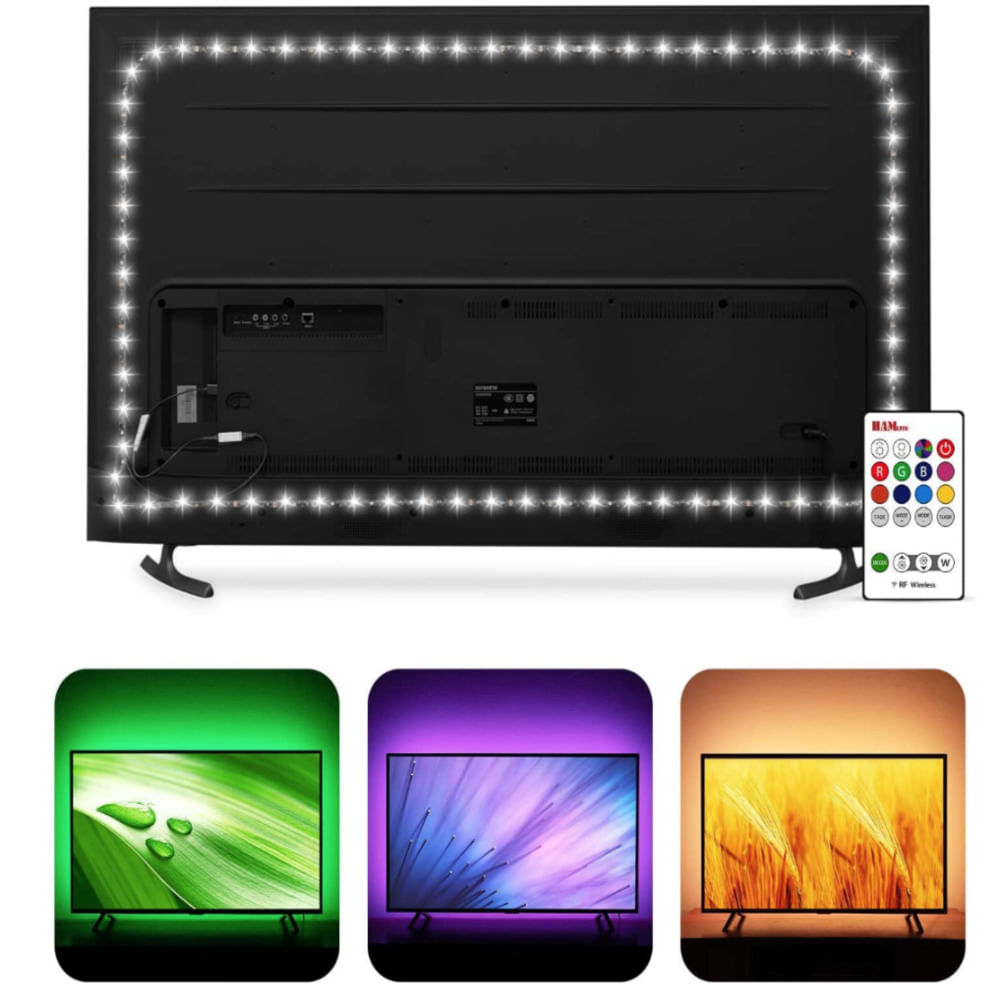 Iluminación De Bies De TV De 6500 K Color Blanco Para TV De 70, 72, 75, 80, 82, 85 Pulgadas Iluminación De Bies De TV De 6500 K Color Blanco Para TV De 70, 72, 75, 80, 82, 85 Pulgadas