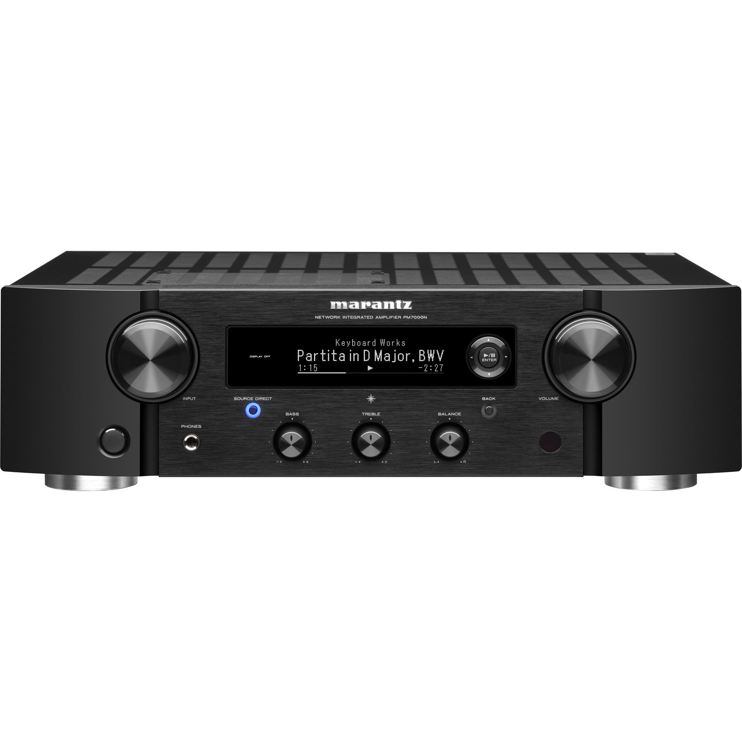 Amplificador Integrado de Red Marantz Pm7000N Stereo 120W con Heos