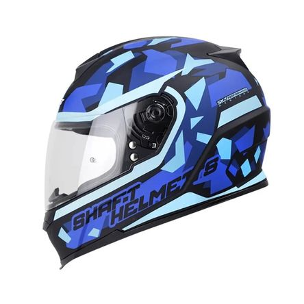 Casco Shaft Sh-502 Forged Negro Azul L