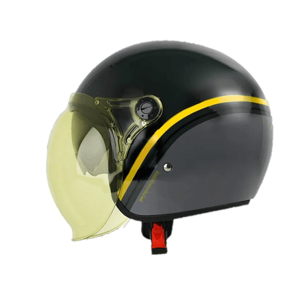 Casco Shaft Sh-121 Scrambler St  Verde Gris Xl