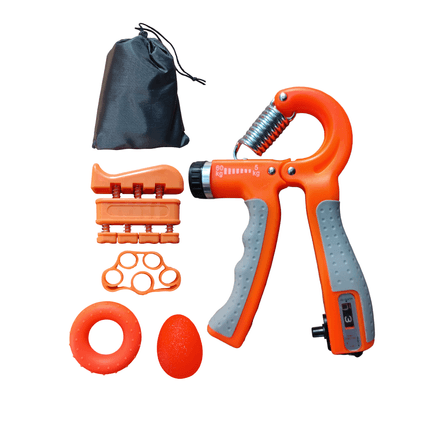 Hand Grip 60 Kg Contador con Kit Fortalecimiento de Agarre Naranja Hand Grip 60 Kg Contador con Kit Fortalecimiento de Agarre Naranja