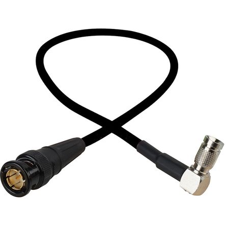 Cable Adaptador Laird Digital Cinema 3G Sdi de Din 1.0 2.3 a Bnc en Ángulo Recto Negro 1