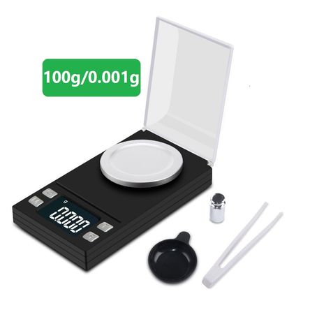 Balanza Digital Gramera Miligramos 100g/0.001g Joyas Cocina