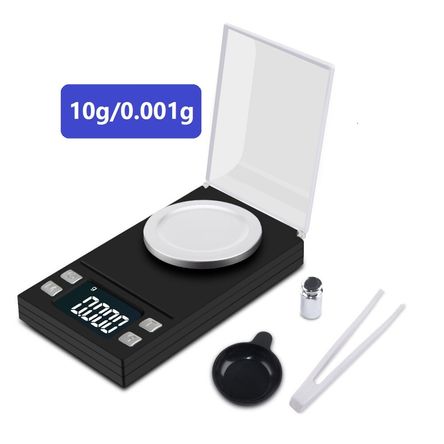 Balanza Digital Miligramos Gramera 10g/0.001g Joyería Cocina