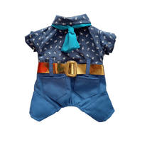 Disfraz para Perro/Gato Modelo Enterizo Ken Halloween Talla 4