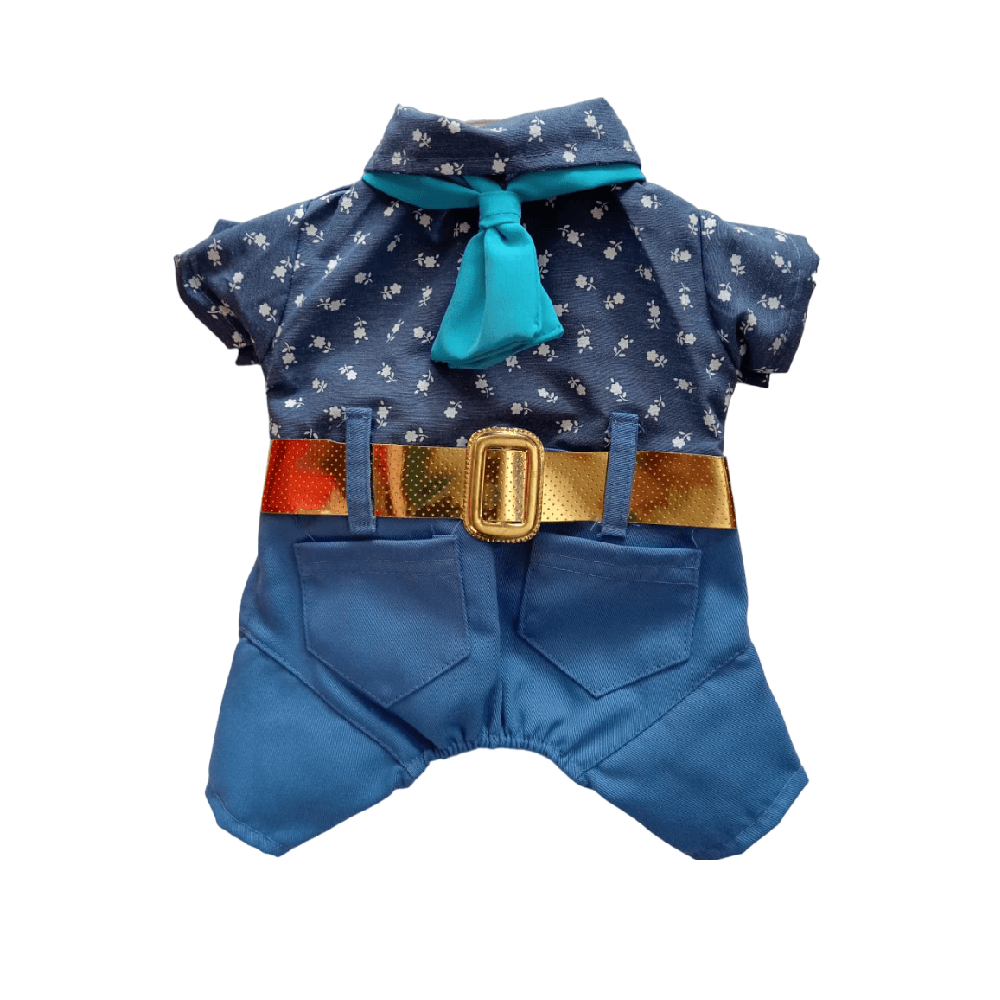 Disfraz para Perro/Gato Modelo Enterizo Ken Halloween Talla 2 Disfraz para Perro/Gato Modelo Enterizo Ken Halloween Talla 2