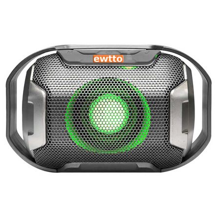 Parlante Bluetooth Ewtto 1675 X-Bass FM USB SD Recargable - Gris
