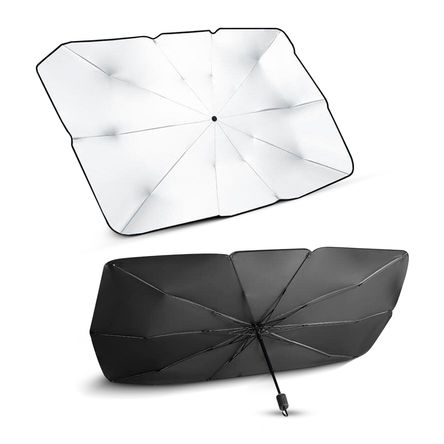 Parasol Interior Parabrisas Auto Tipo Sombrilla Plegable Protección UV CCGROUPPERU