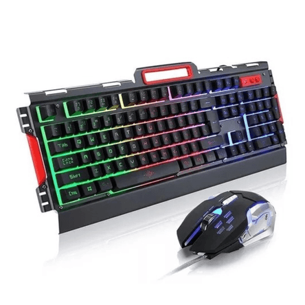 Kit Teclado y Mouse Gamer RGB K33 Seisa