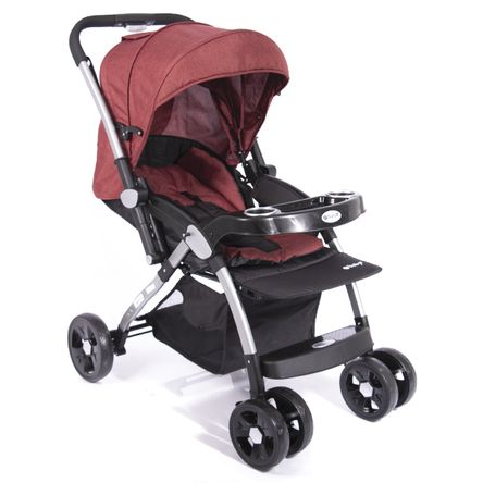 Coche de Paseo Ebaby Kuper EB1143-1 Rojo