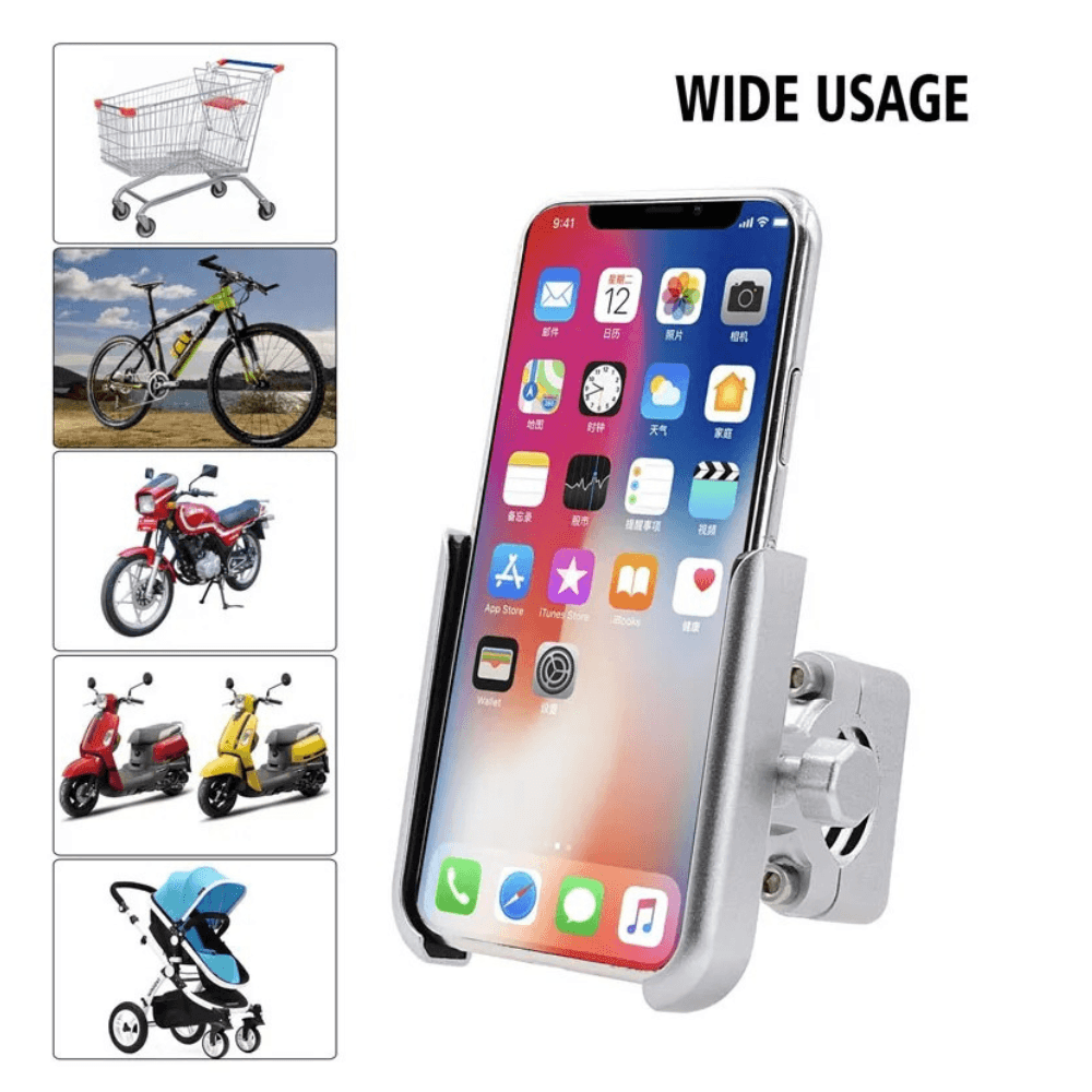 Holder Soporte De Metal Aluminio Para Moto Bici